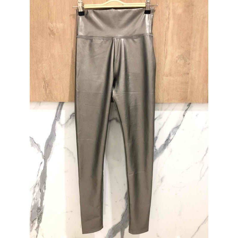 LEGGINGS BRILLANT ARGENT - L'autre mode