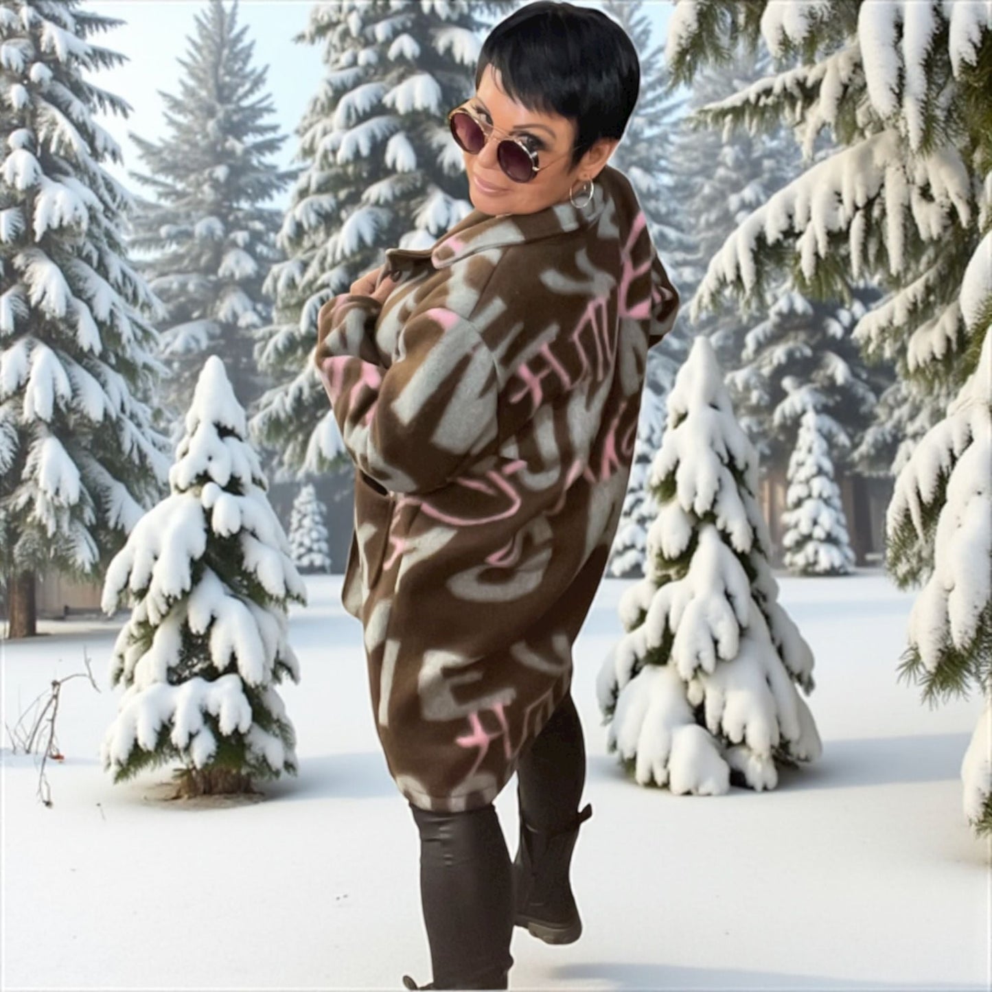 manteau grafiti - L'autre mode