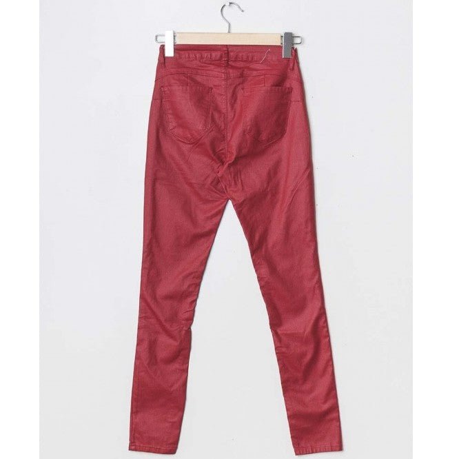 PANTALON SIMILI CUIR - L'autre mode