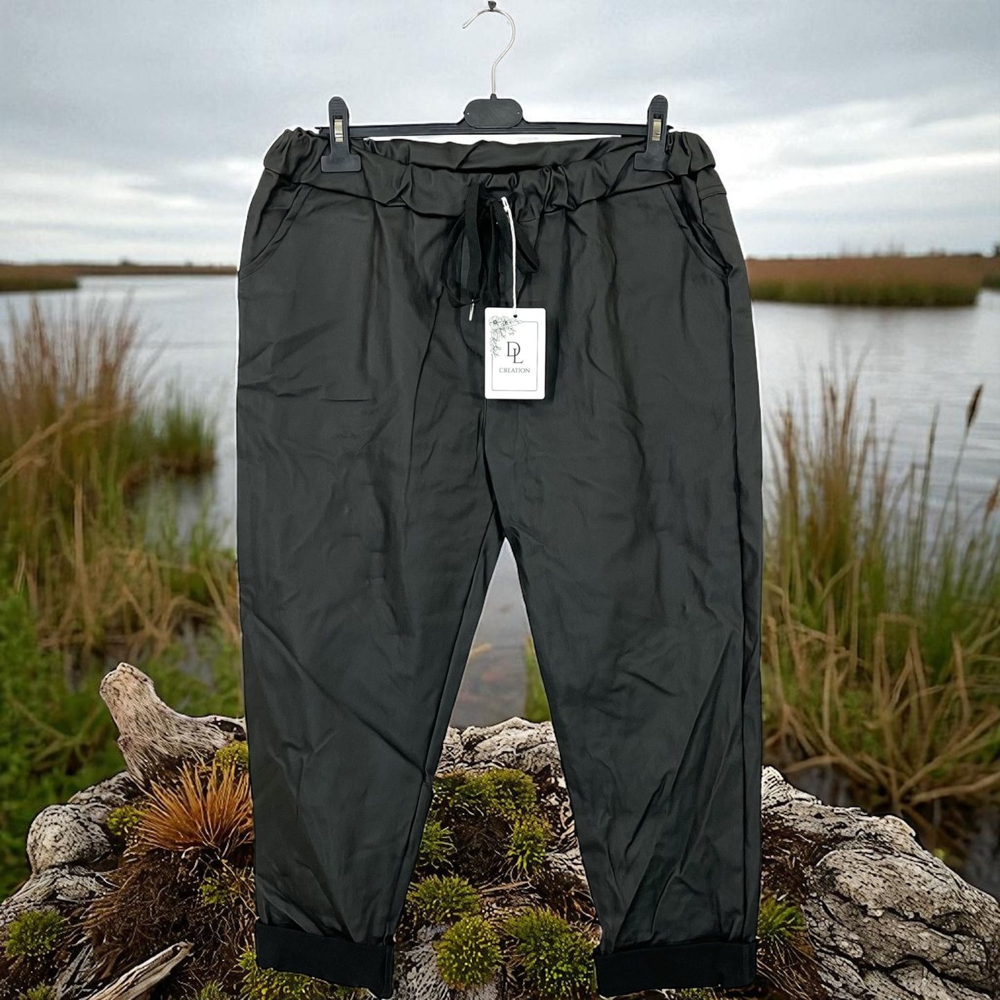 pantalon simili oversize - L'autre mode