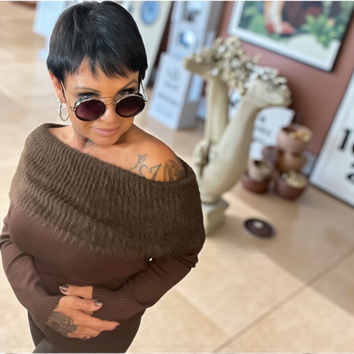 pull doux bardot - L'autre mode