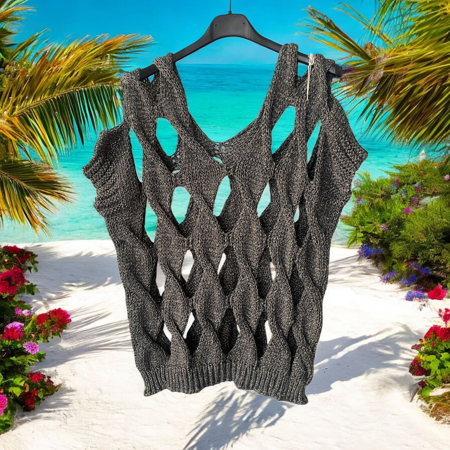 pull lurex ajouré - L'autre mode