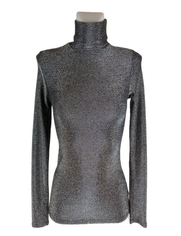 PULL PAILLETÉ COL ROULÉ - L'autre mode