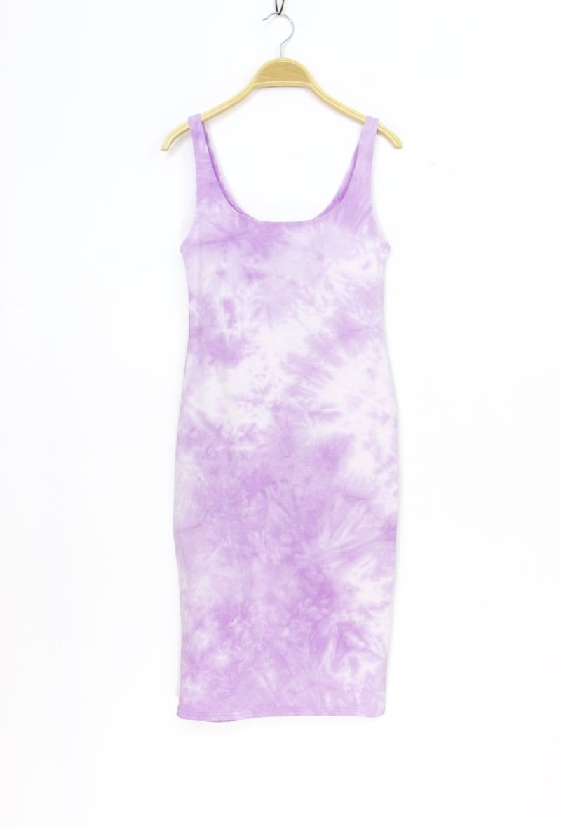ROBE DÉBARDEUR IMPRIMÉ TIE AND DYE - L'autre mode