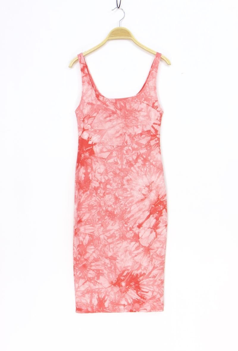 ROBE DÉBARDEUR IMPRIMÉ TIE AND DYE - L'autre mode