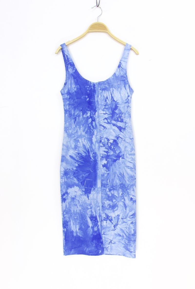 ROBE DÉBARDEUR IMPRIMÉ TIE AND DYE - L'autre mode