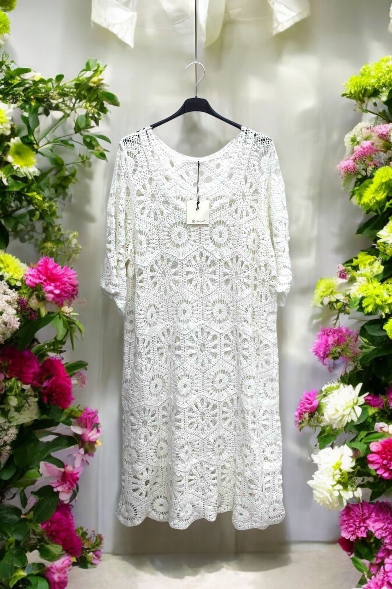 robe dentelle de coeur(beige réservé) - L'autre mode
