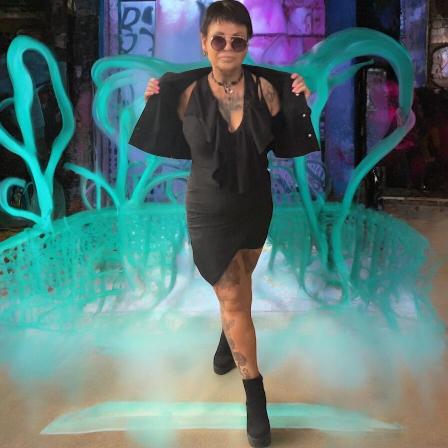 robe diva lurex - L'autre mode