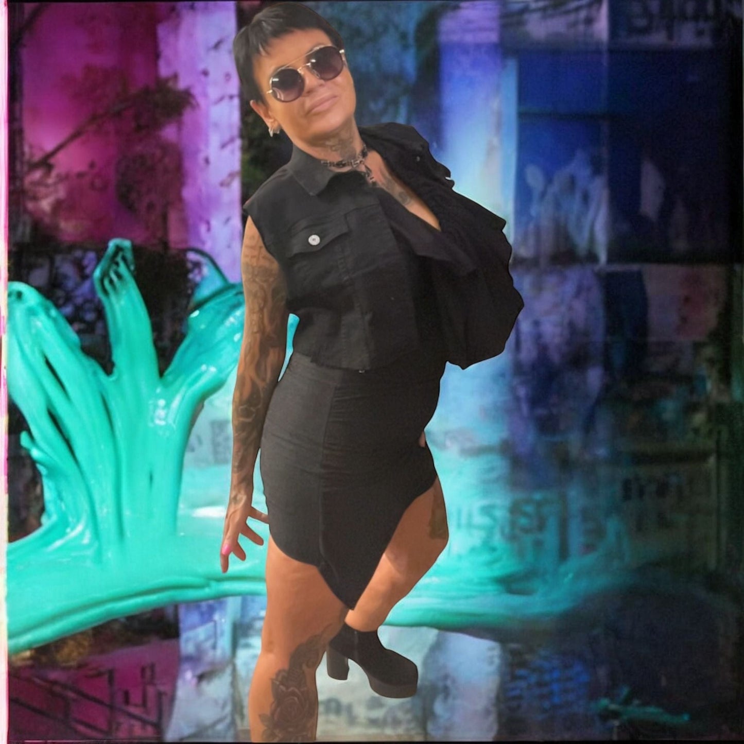 robe diva lurex - L'autre mode