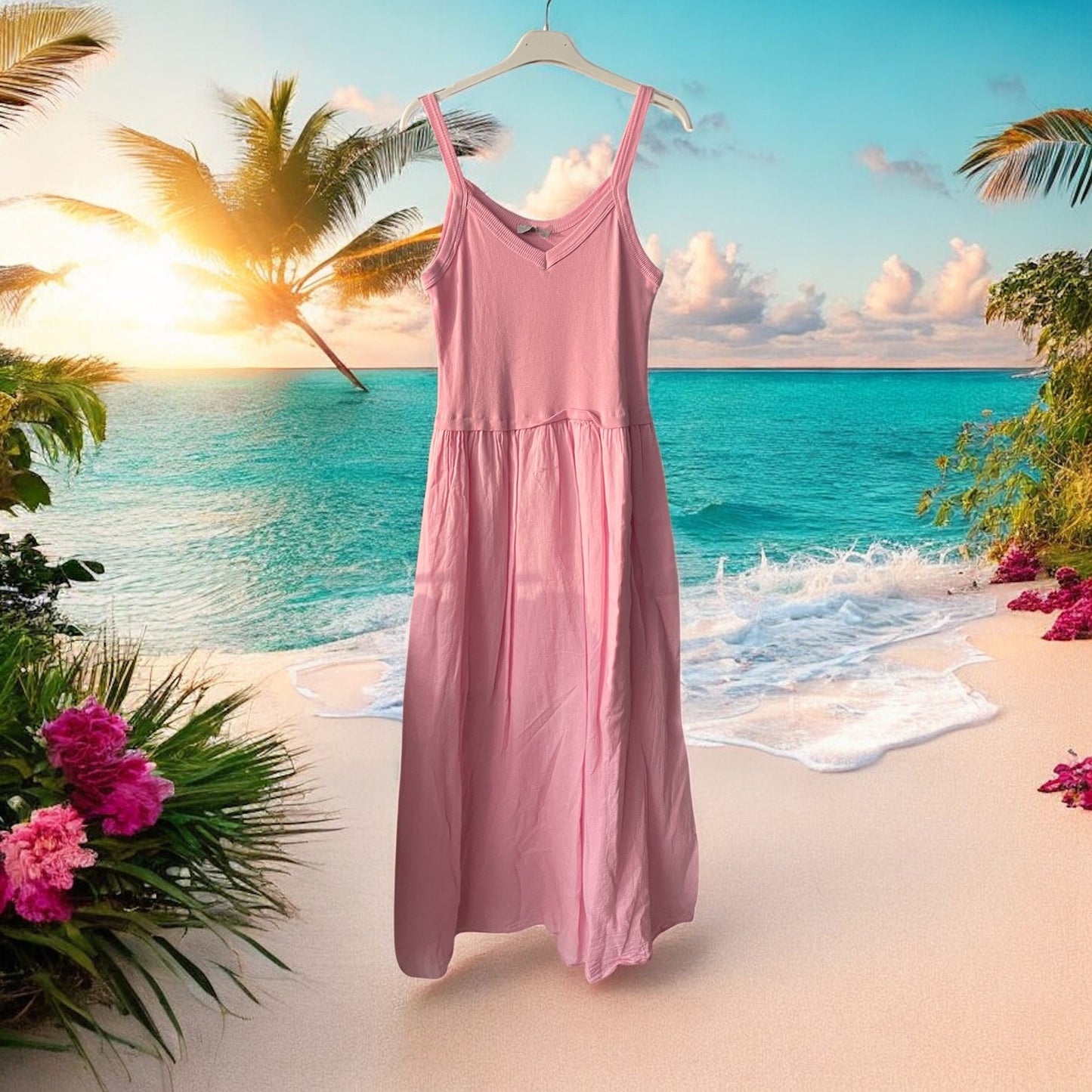 ROBE FLUIDE GAZ DE COTON - L'autre mode