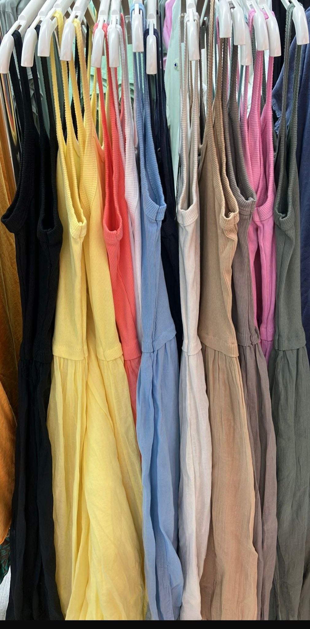 ROBE FLUIDE GAZ DE COTON - L'autre mode