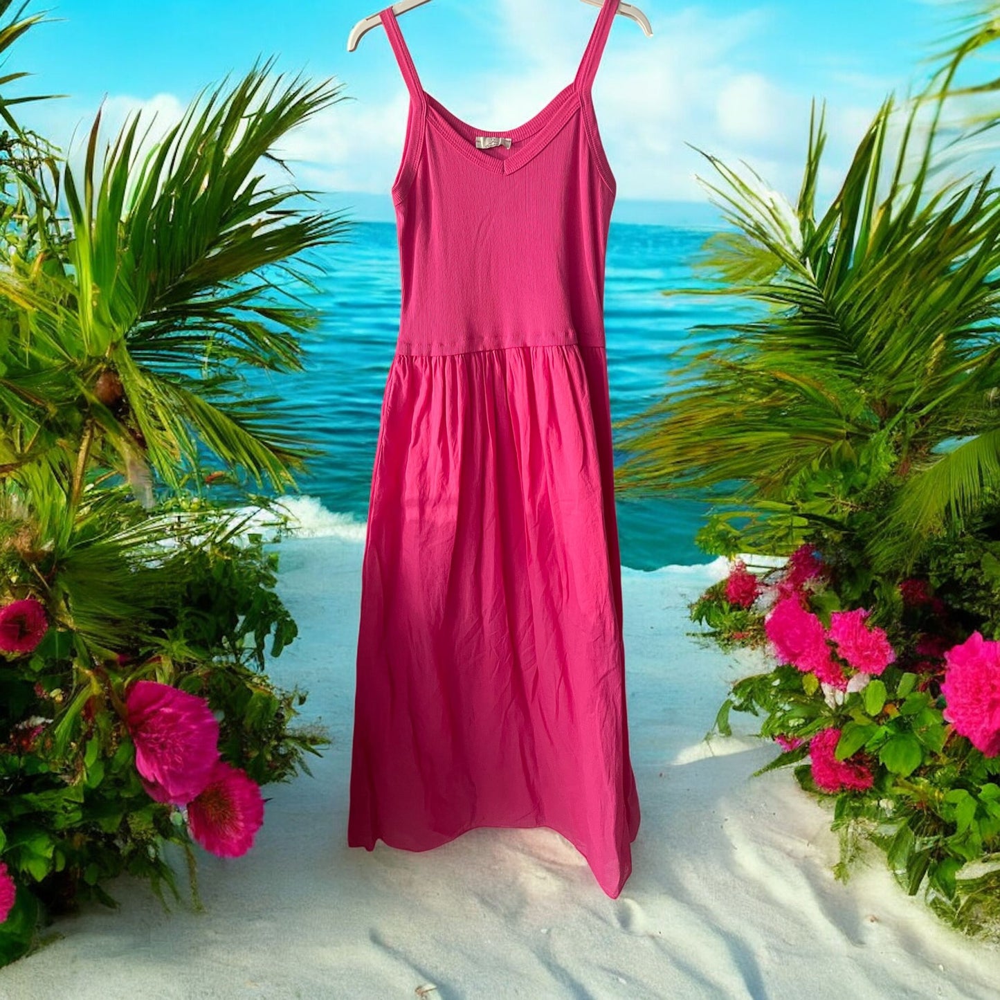 ROBE FLUIDE GAZ DE COTON - L'autre mode