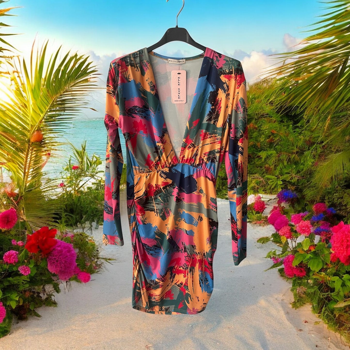 ROBE IMPRIMEE COLOREE - L'autre mode