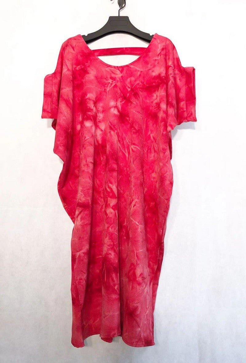 ROBE MIDI AMPLE TIE & DYE - L'autre mode