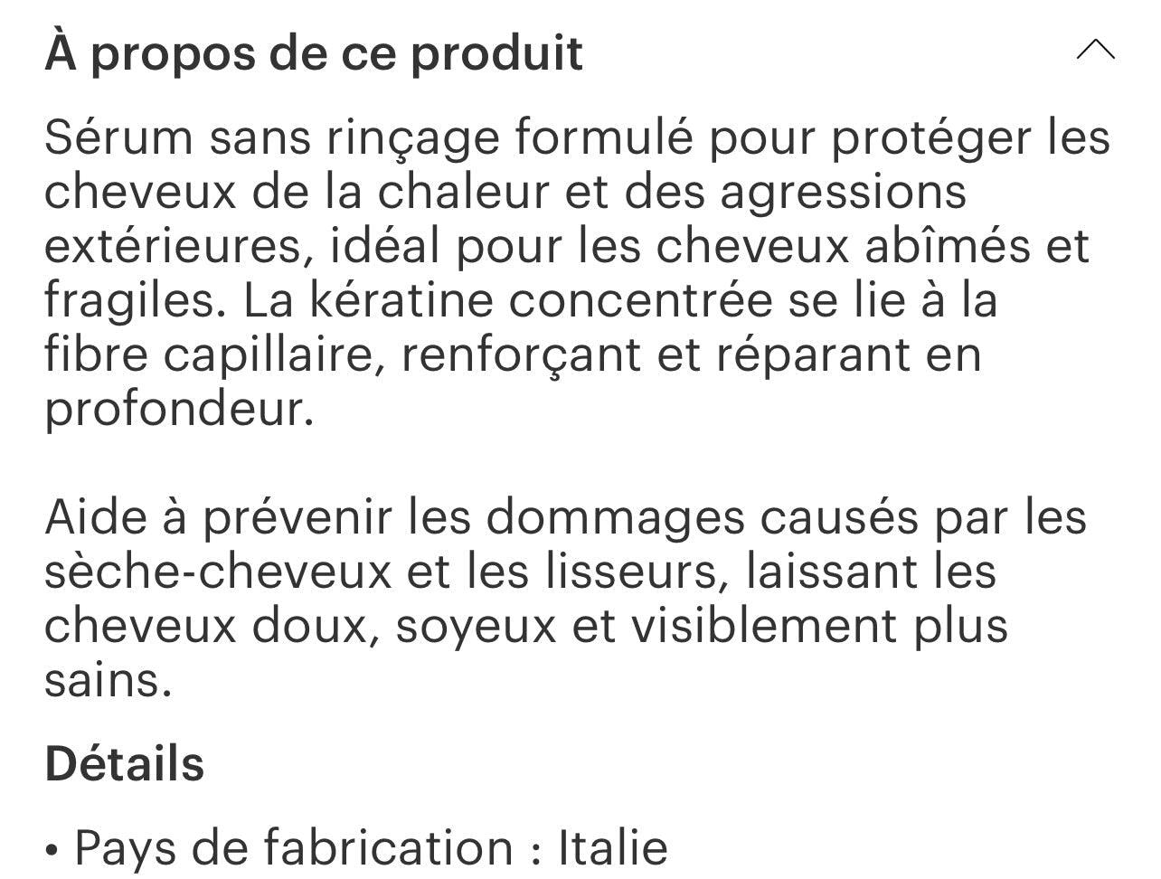 Sérum kératine - L'autre mode