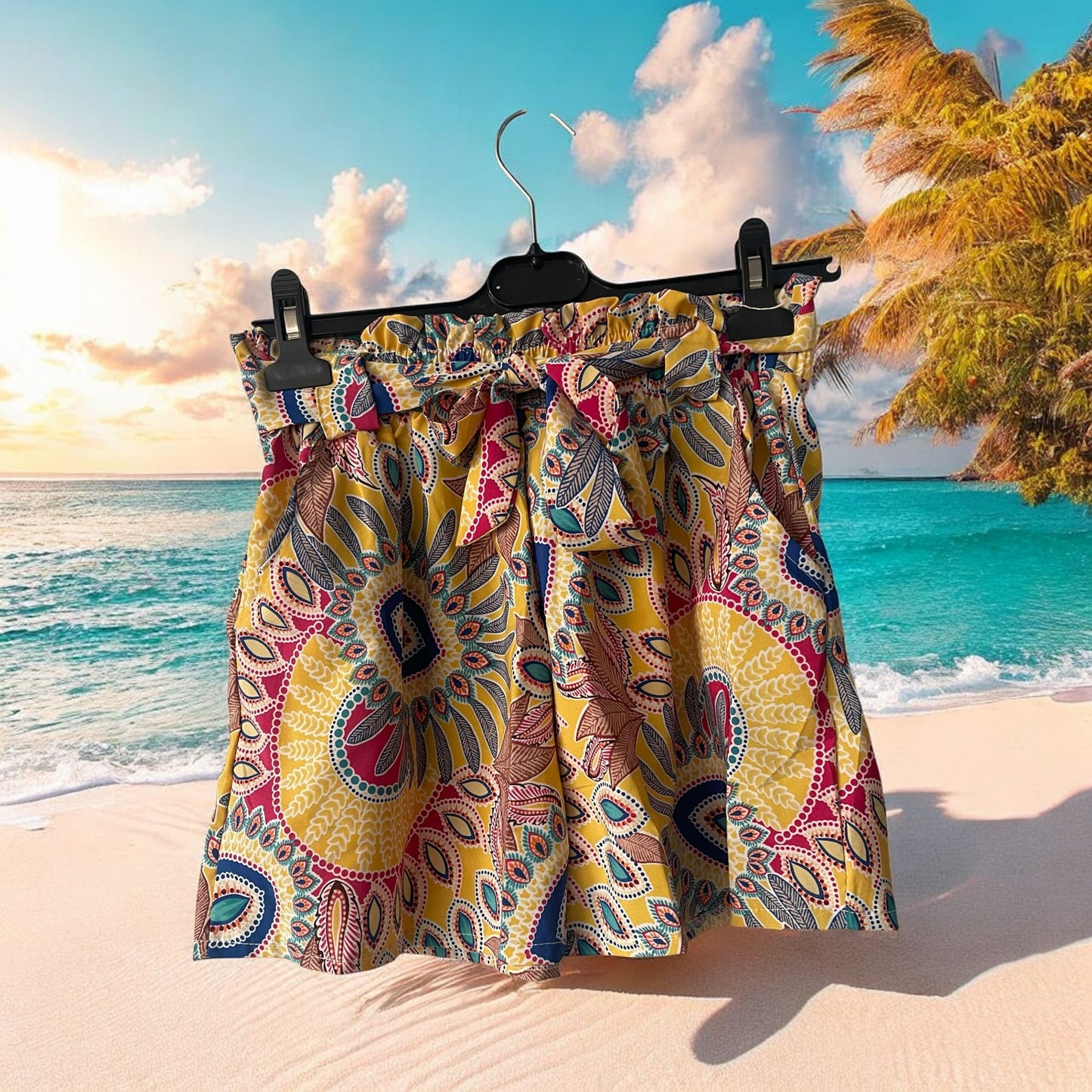 SHORT À IMPRIMÉ FLEURS - L'autre mode