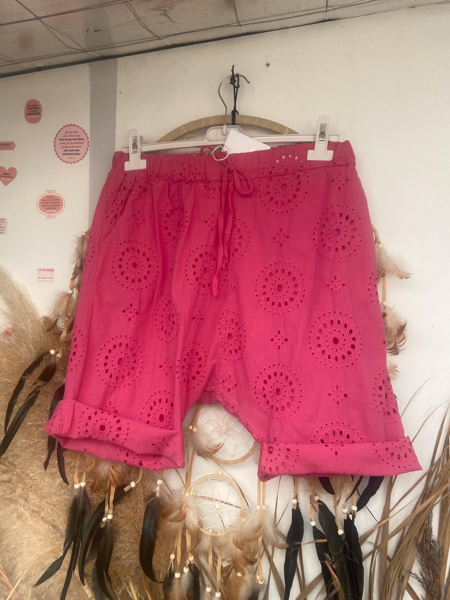 SHORT COTON BRODERIE - L'autre mode