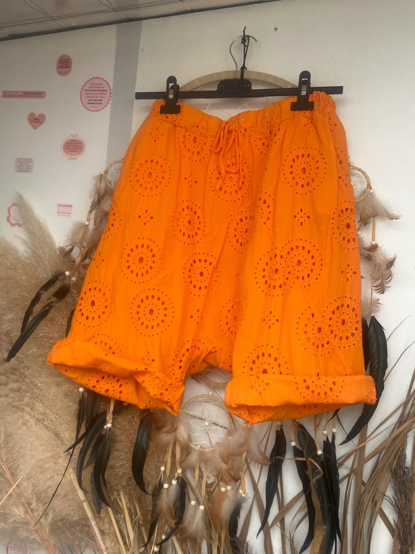 SHORT COTON BRODERIE - L'autre mode