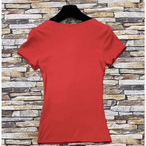 T - SHIRT CÔTELÉ - L'autre mode