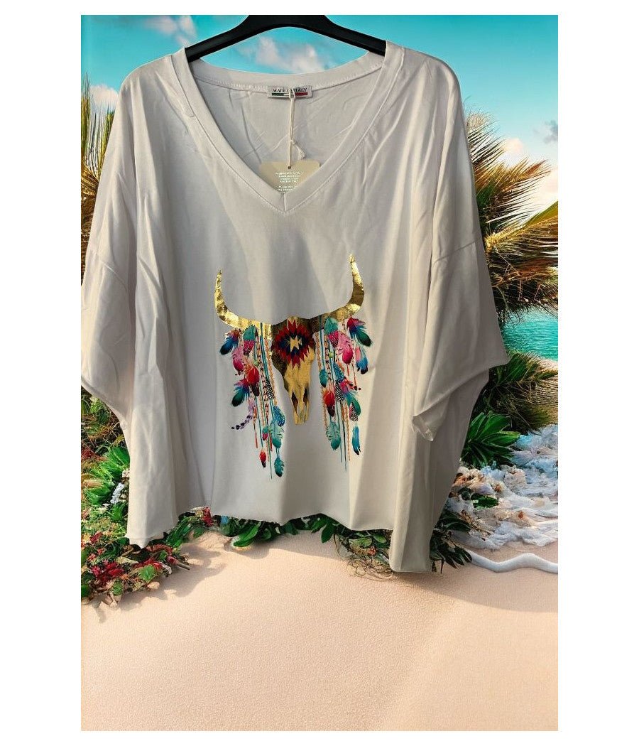 tee shirt court oversize - L'autre mode