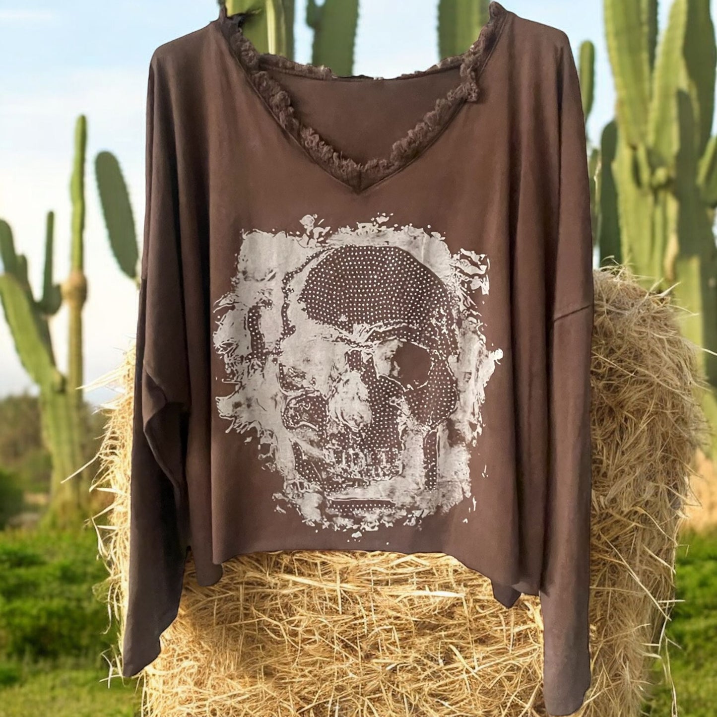 tee shirt crunchy manches longues - L'autre mode