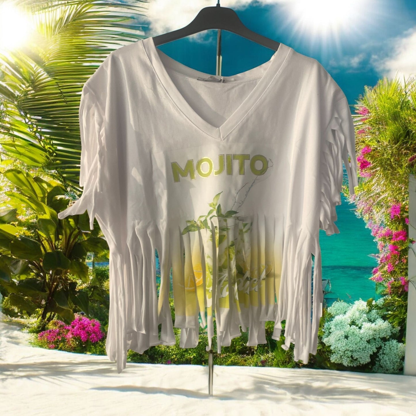 tee shirt frangy - L'autre mode