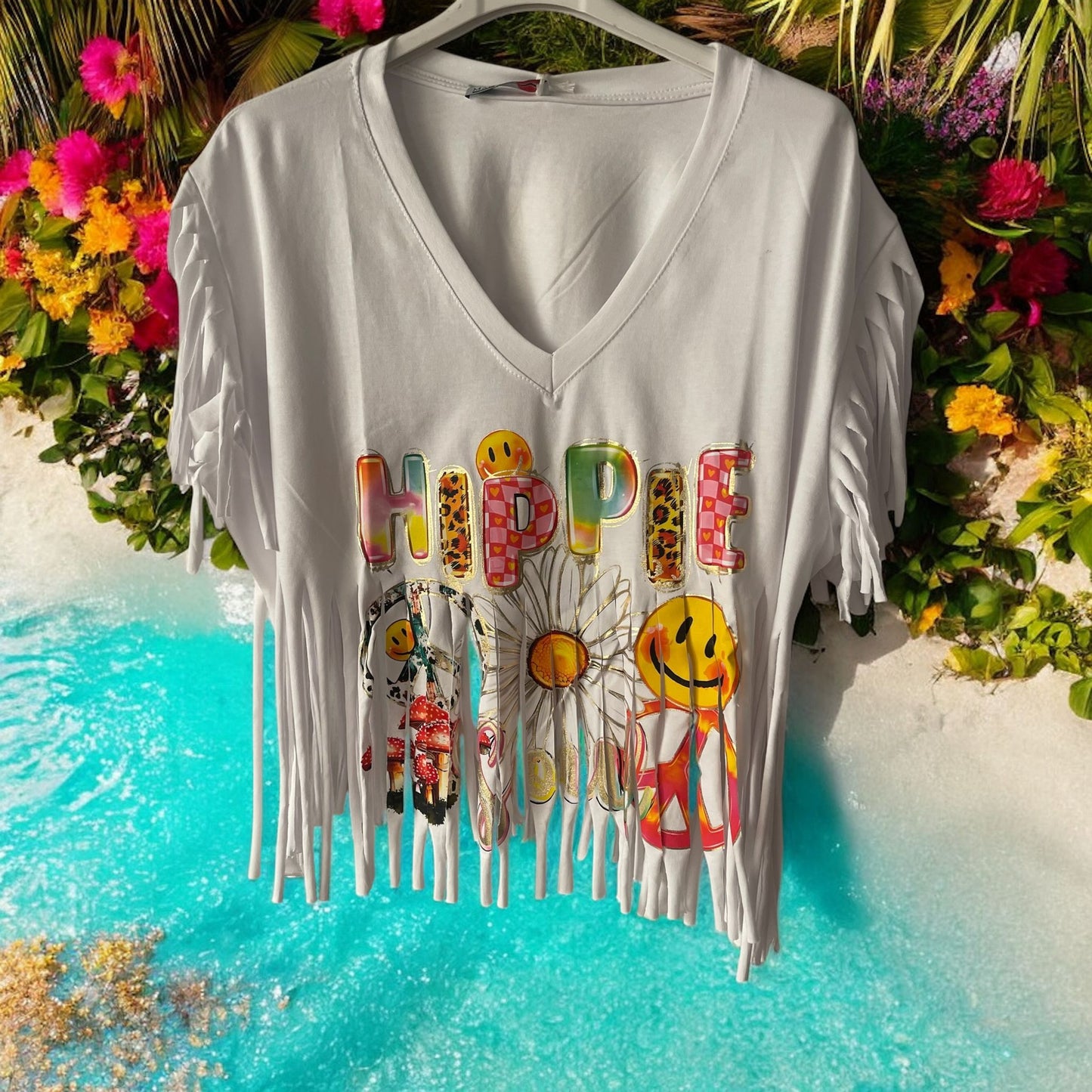 tee shirt frangy - L'autre mode