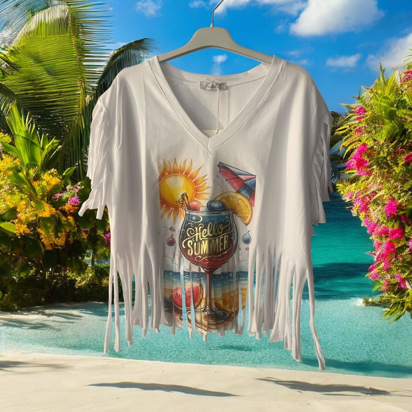 tee shirt frangy - L'autre mode