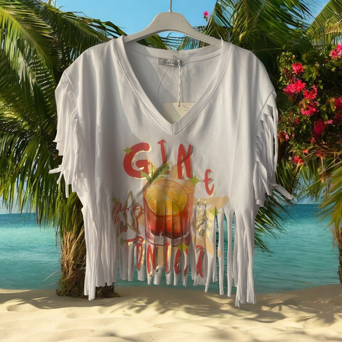 tee shirt frangy - L'autre mode