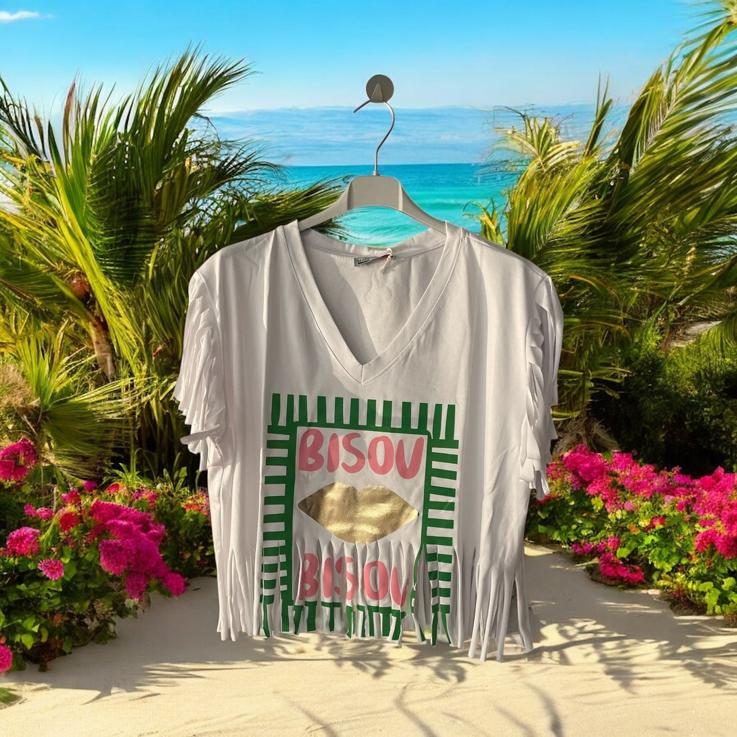tee shirt frangy - L'autre mode
