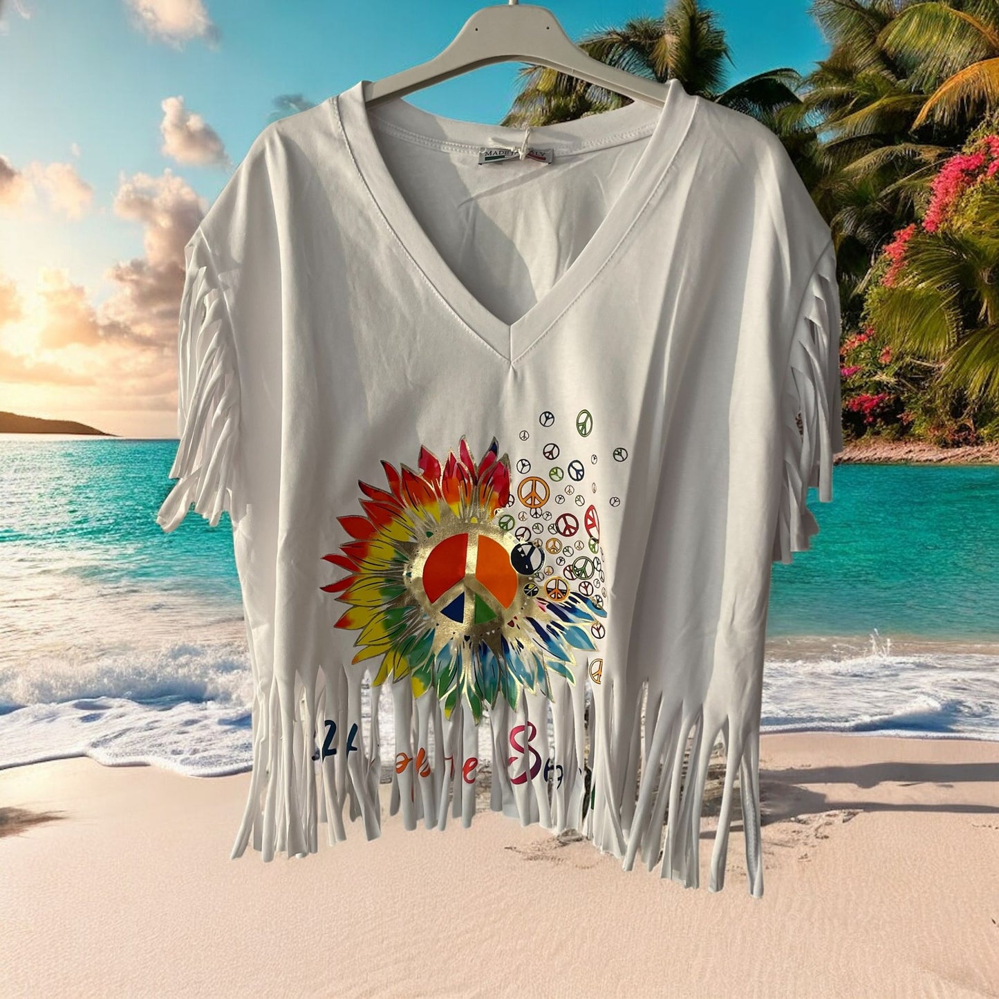 tee shirt frangy - L'autre mode
