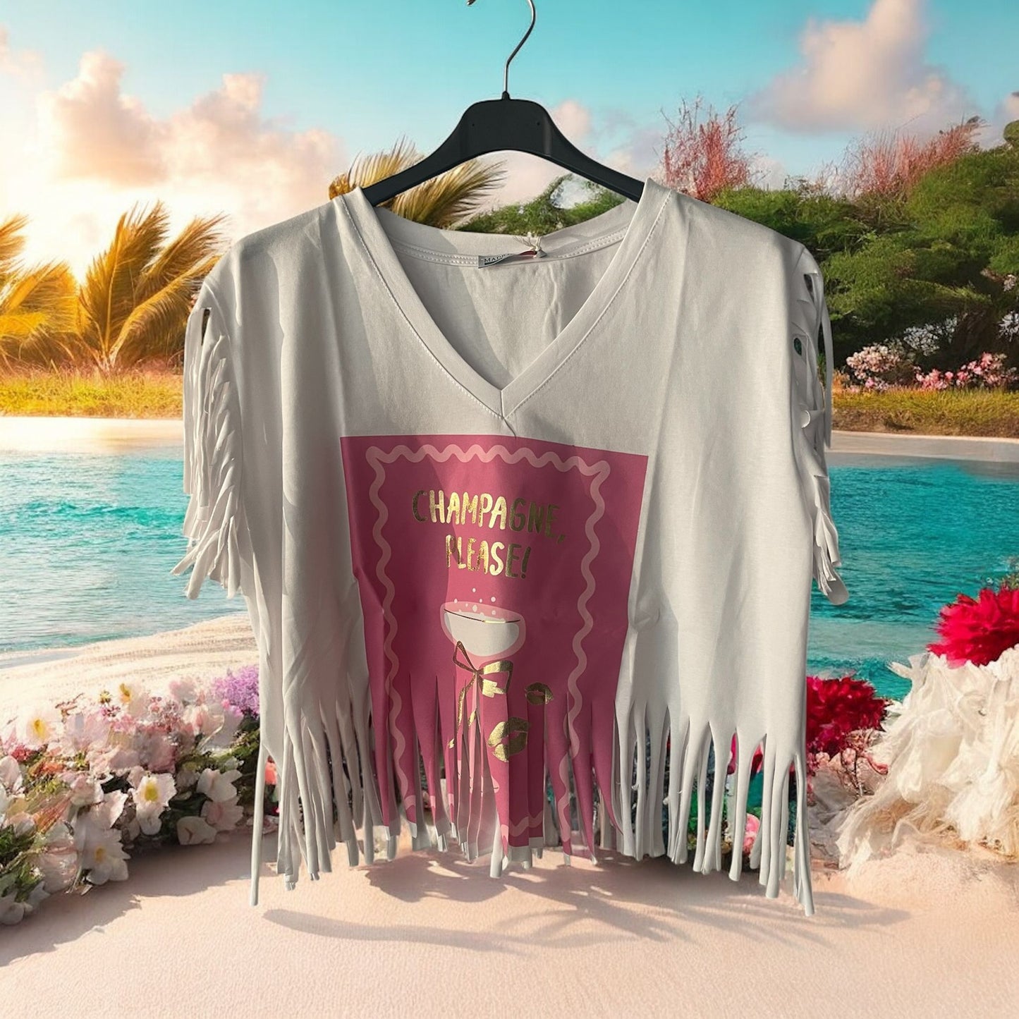 tee shirt frangy - L'autre mode