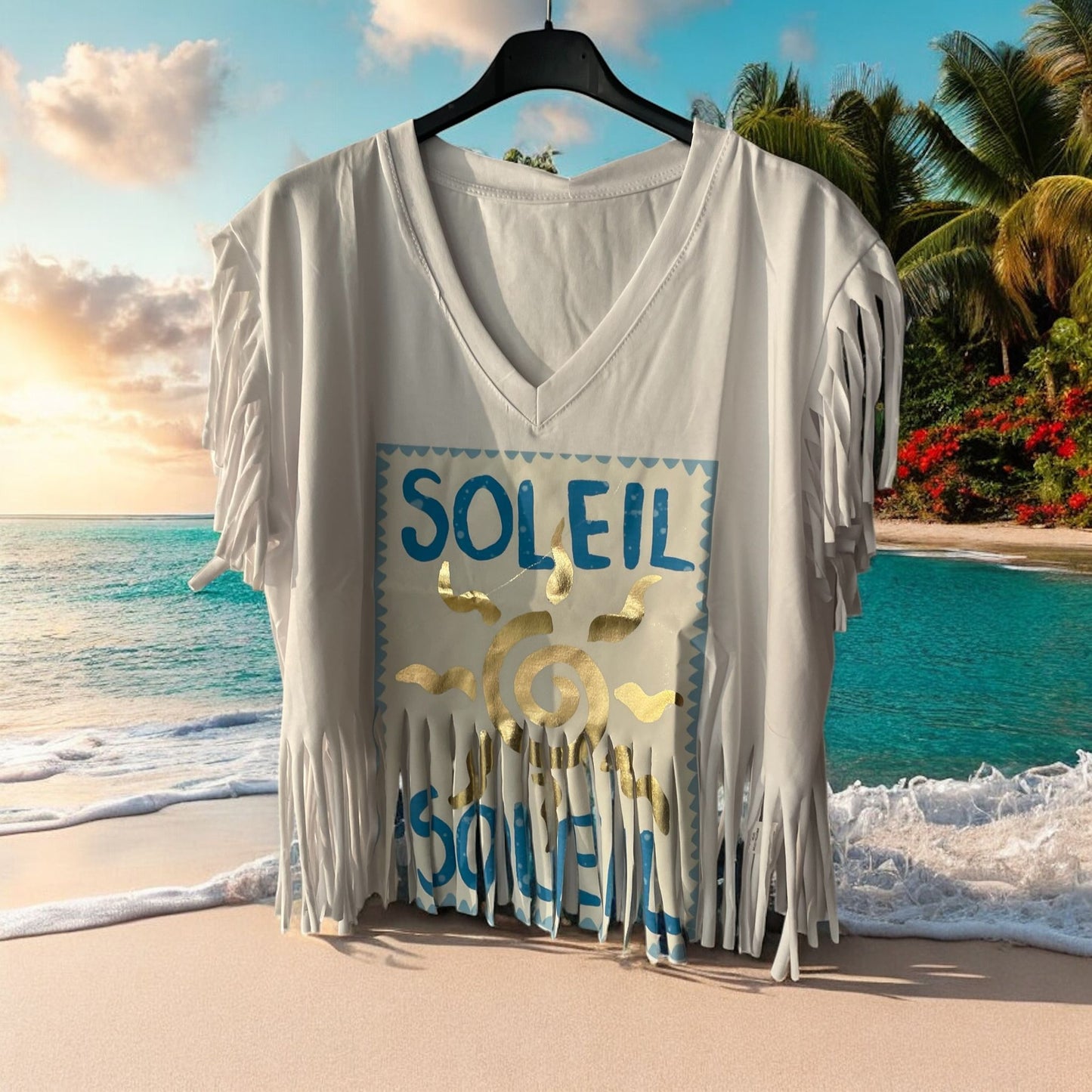 tee shirt frangy - L'autre mode