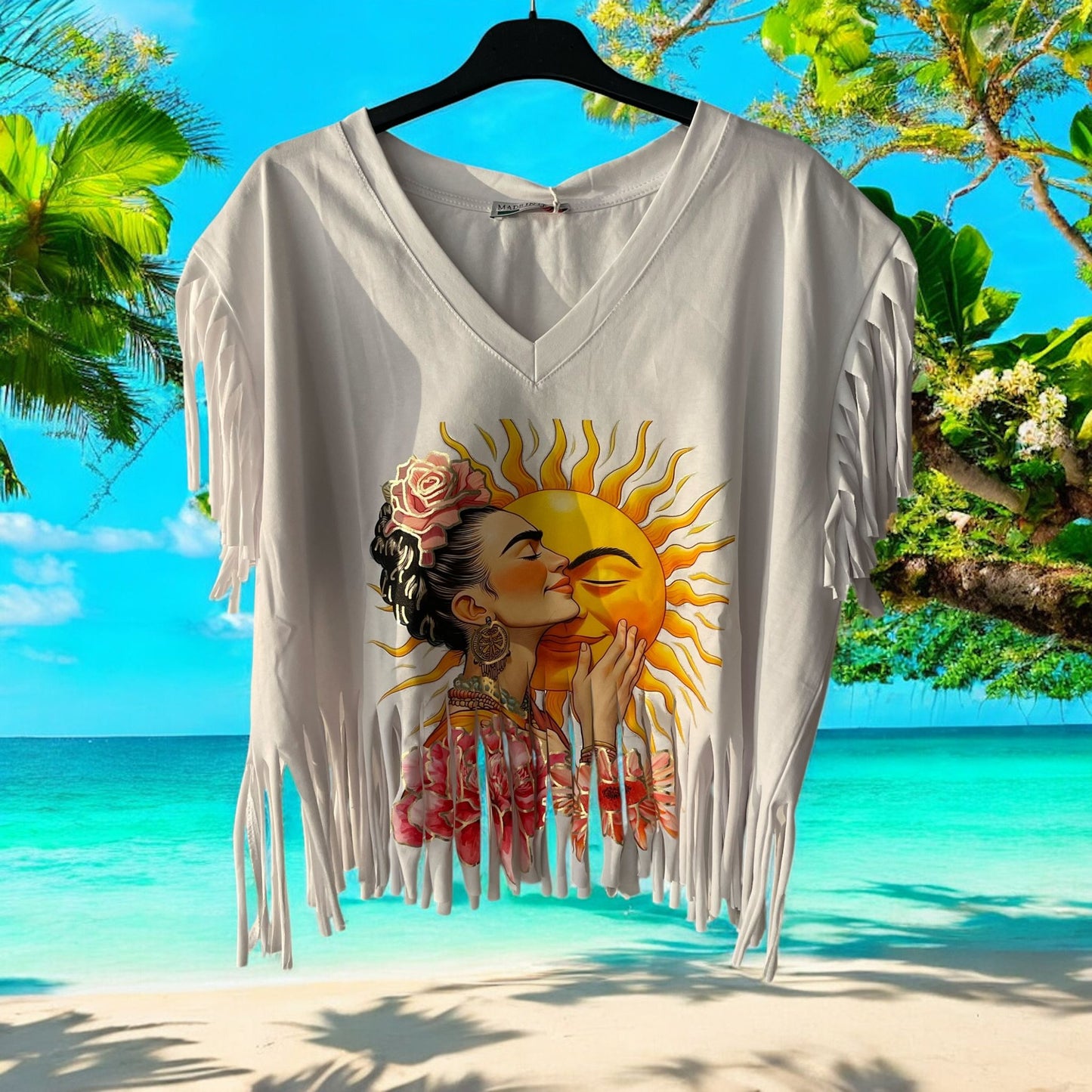 tee shirt frangy - L'autre mode
