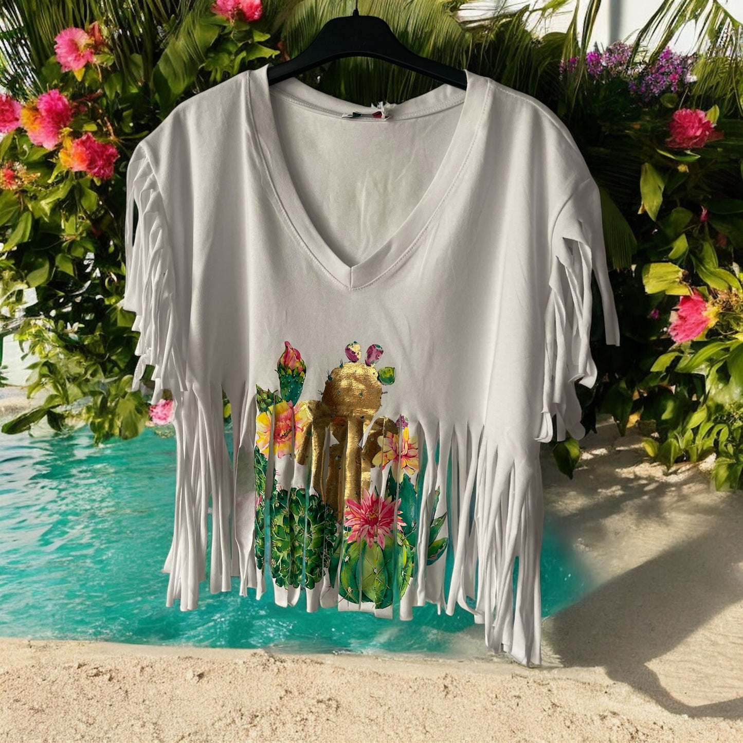 tee shirt frangy - L'autre mode