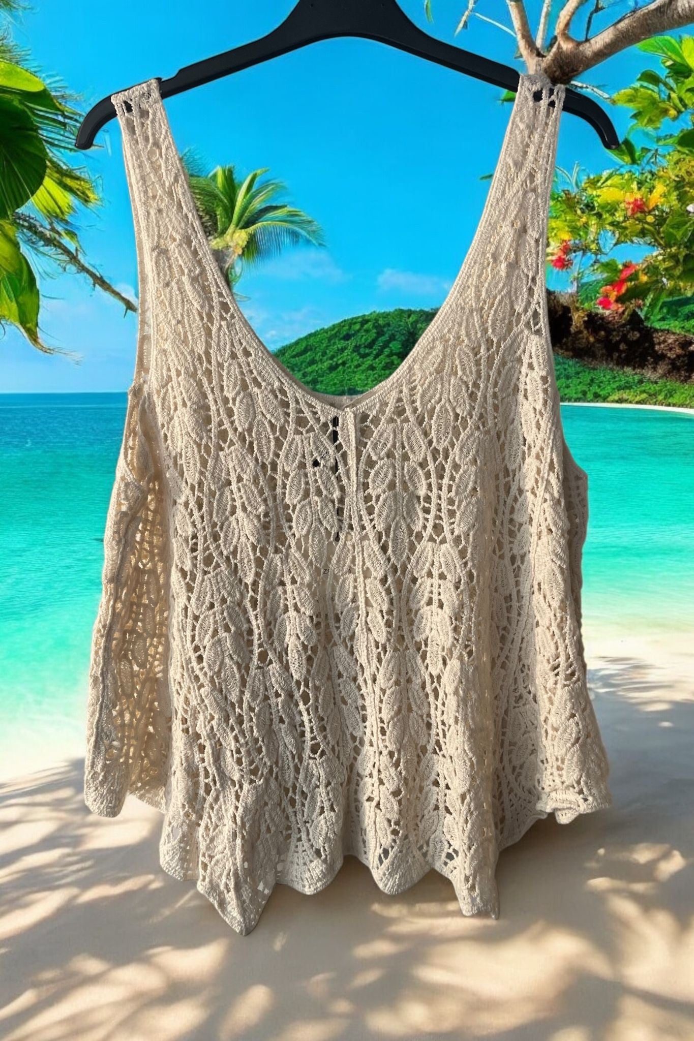 top dentelle de coton - L'autre mode