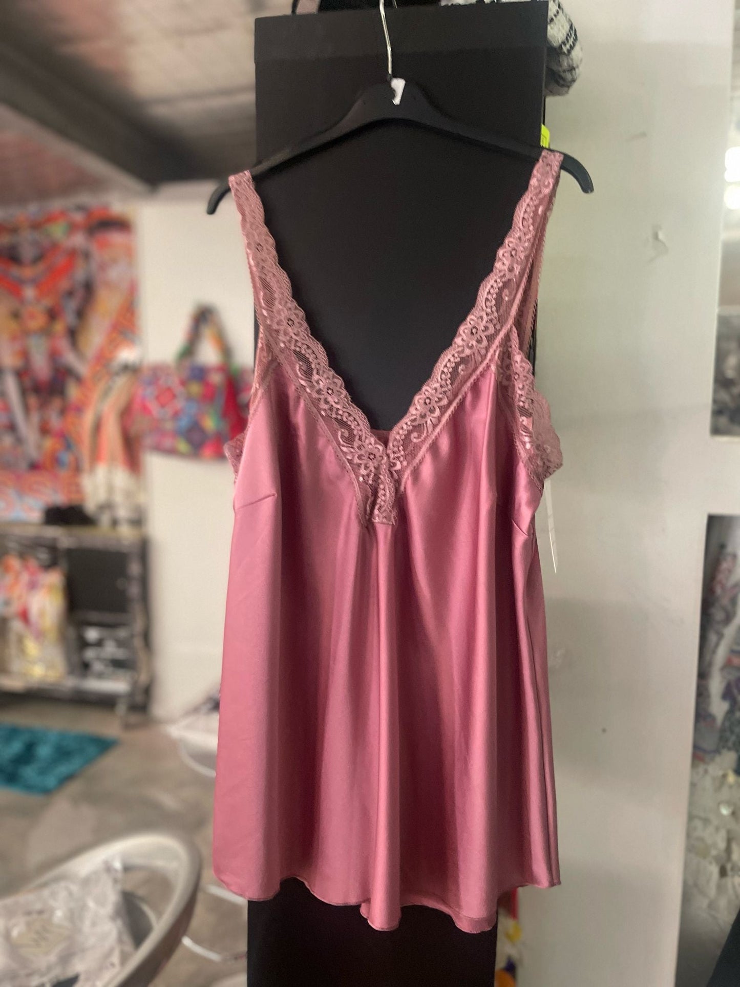 top satiné grande taille(noir réservé) - L'autre mode