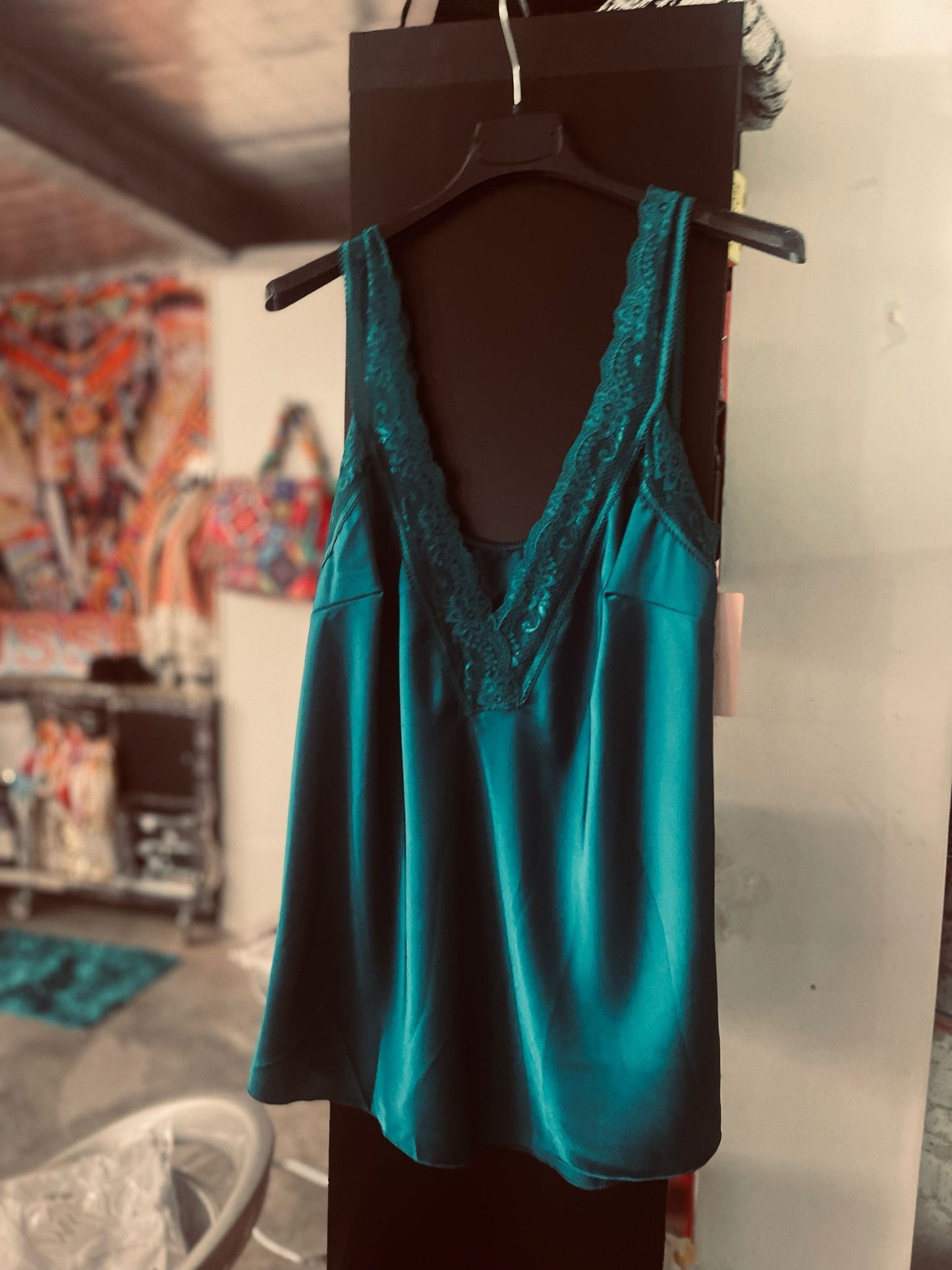 top satiné grande taille(noir réservé) - L'autre mode