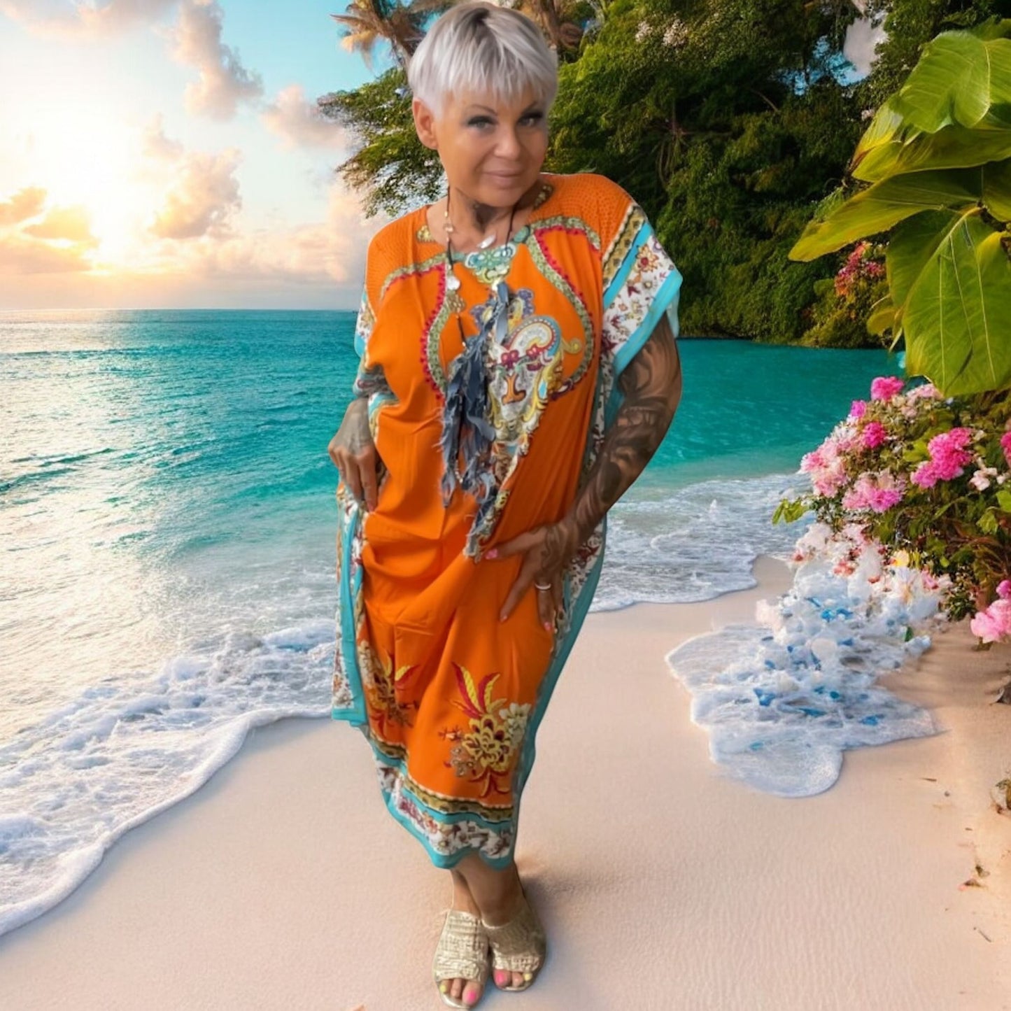 tunique robe courte casablanca - L'autre mode