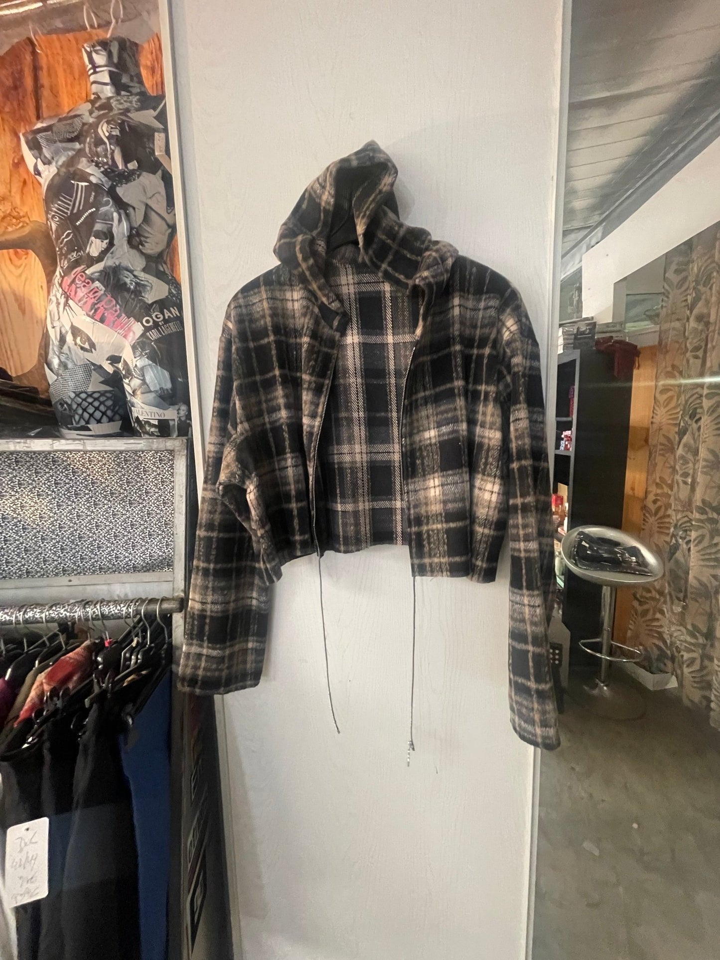 veste carreaux - L'autre mode