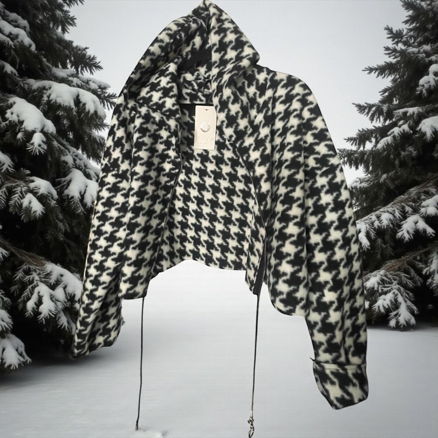 veste courte tirette bijou poulette - L'autre mode