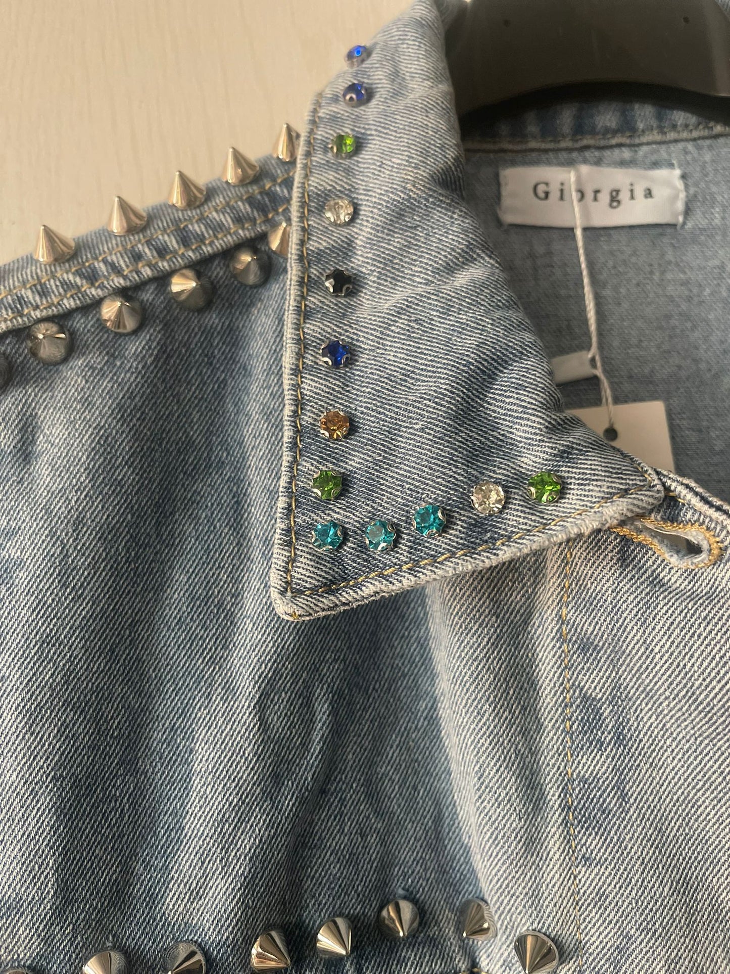 veste jeans beauty colors over - L'autre mode