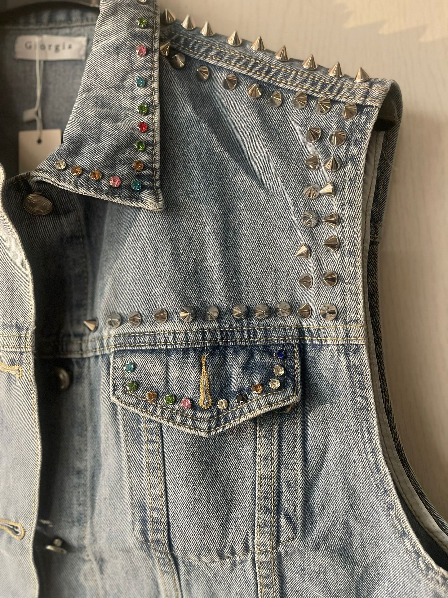 veste jeans beauty colors over - L'autre mode