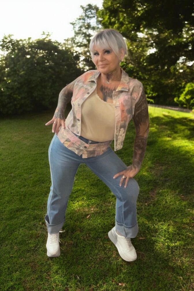 veste jeans sans manche réversible duo - L'autre mode