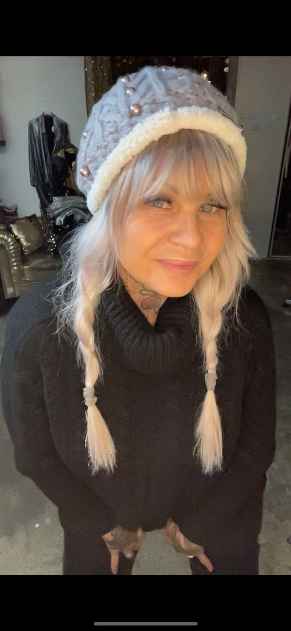 BONNET perlé