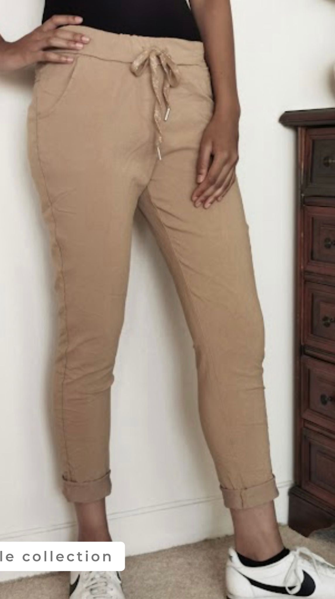 PANTALON JOG FROISSÉ