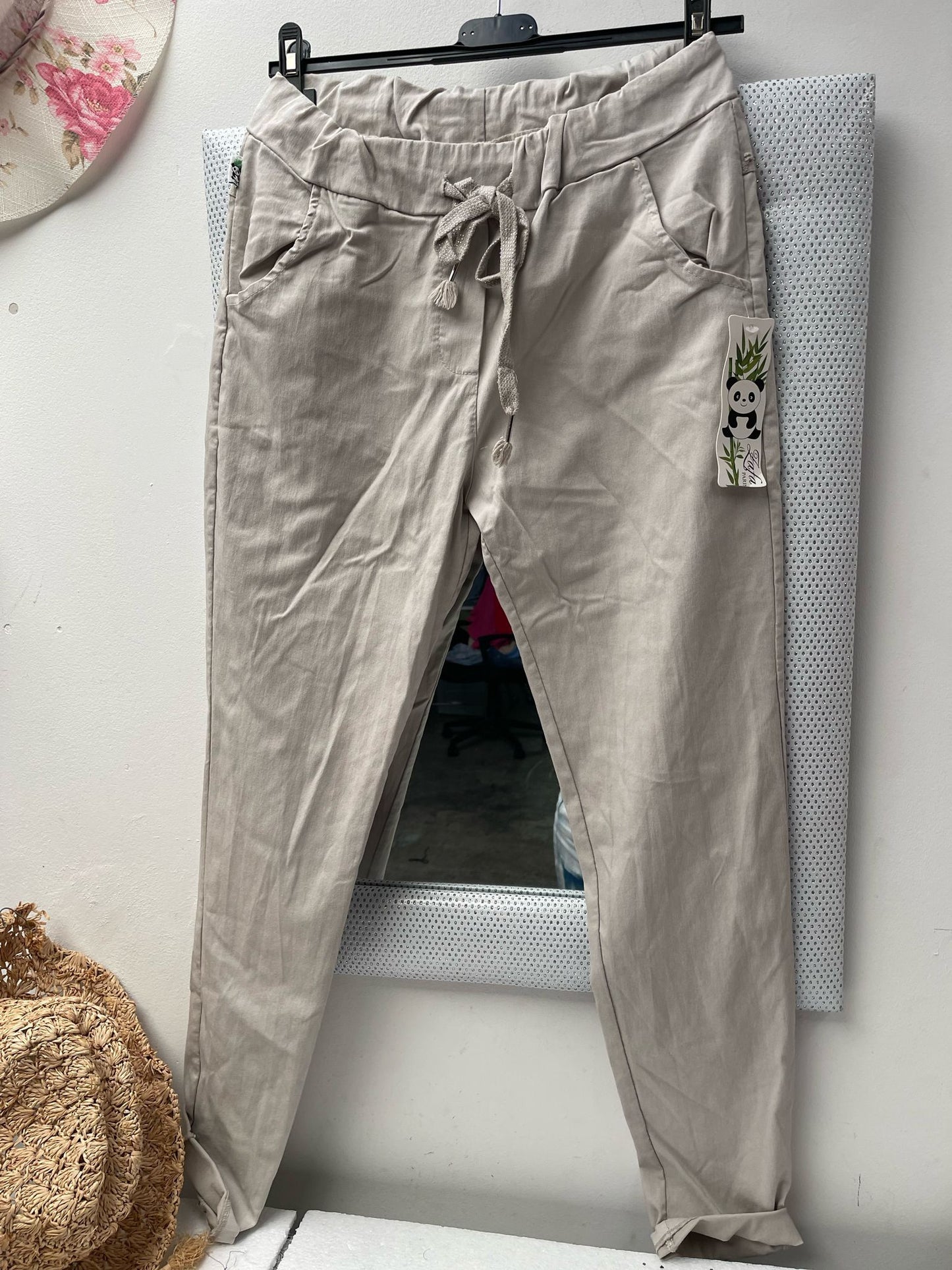 PANTALON JOG FROISSÉ