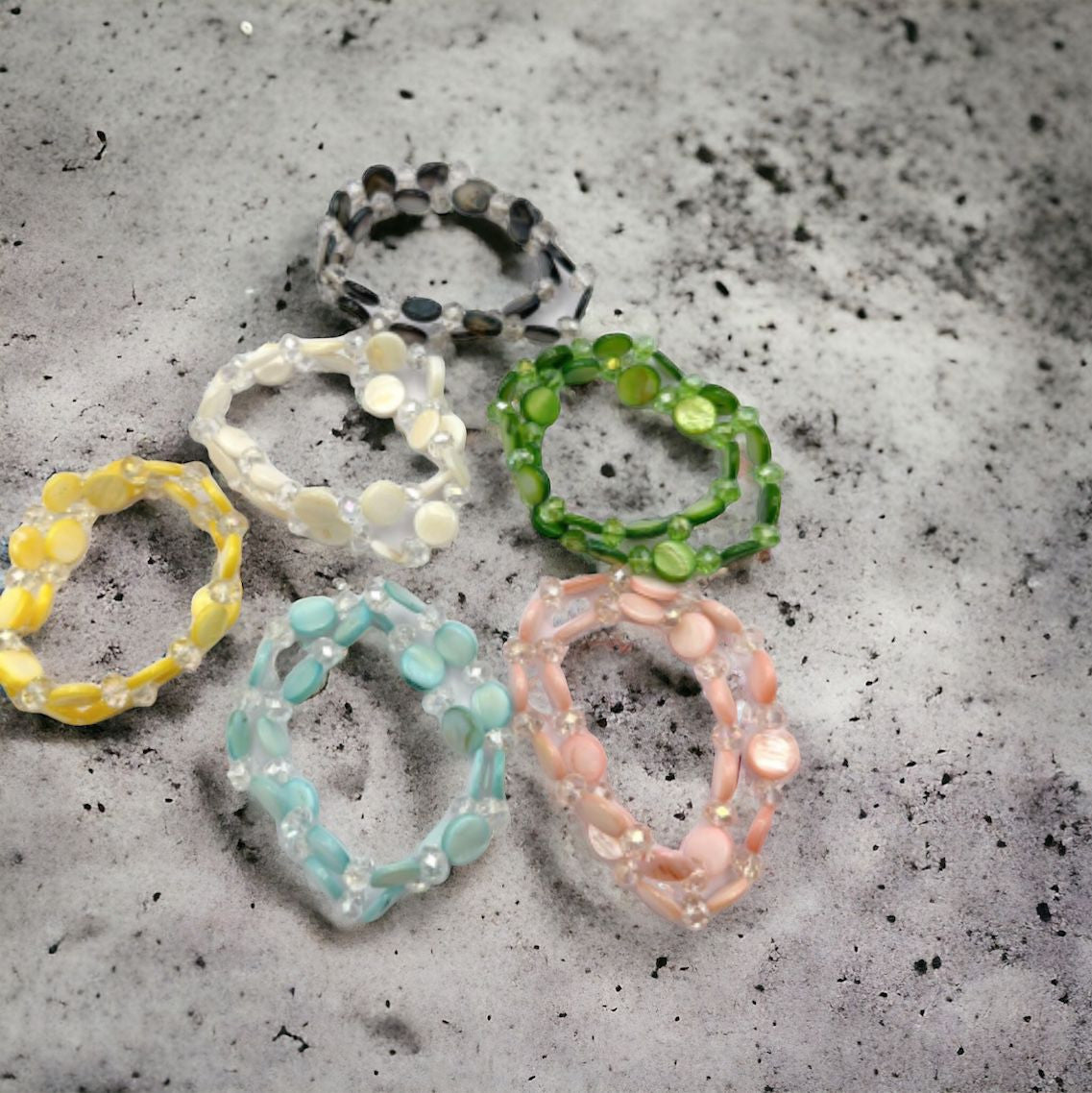 BRACELET NACRE ET CRISTAL