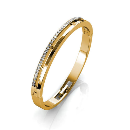 Bracelet Elegant - Doré Et Cristal