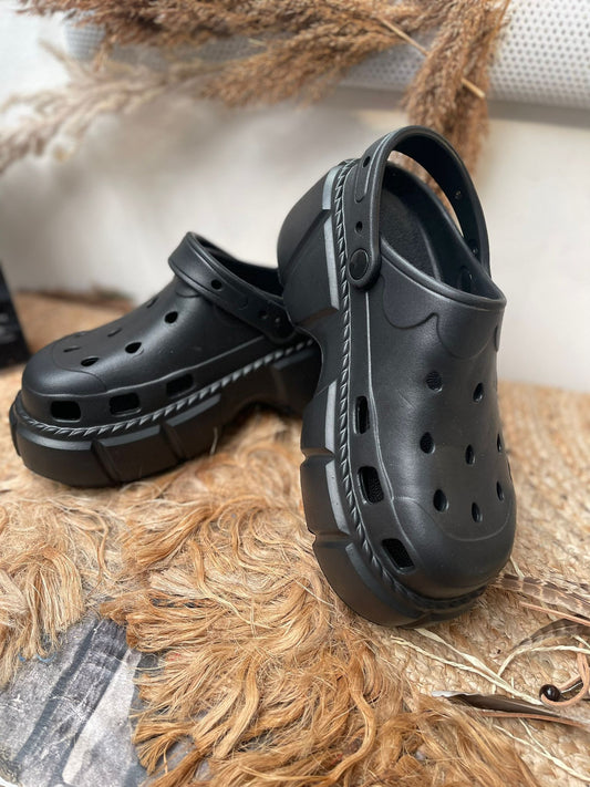 sandales croc pitous compensées